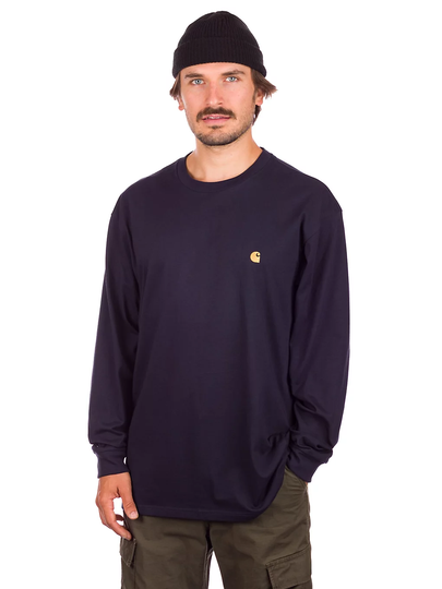 Carhartt WIP Chase Long Sleeve T-Shirt sininen