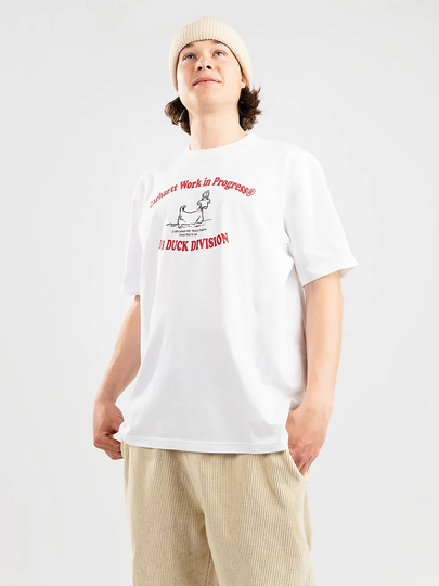 Carhartt WIP 313 Duckdivision T-Shirt valkoinen