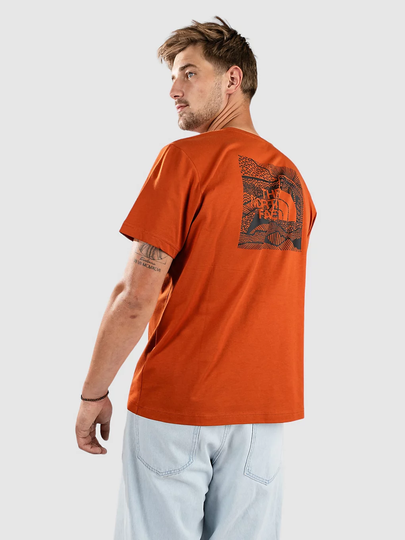 THE NORTH FACE Redbox Celebration T-paita oranssi