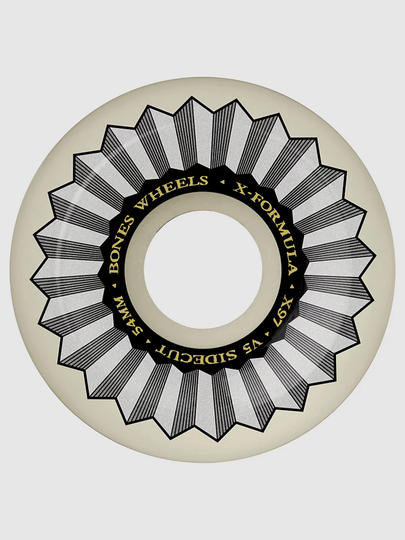 Bones Wheels X-Formula 97A V5 Sidecut 54mm Renkaat valkoinen