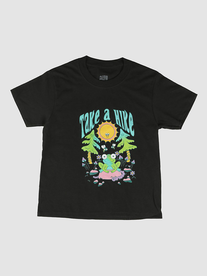 A.Lab Take A Hike T-Shirt musta