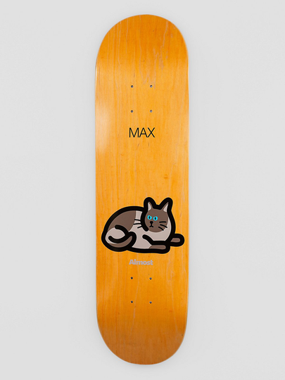 Almost Max Mean Pets Impact Light 8.25" Skateboard Deck oranssi