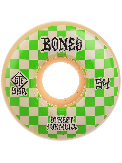 Bones Wheels STF V3 Patterns Slims Series VI 99A 52mm Wheels valkoinen