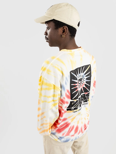 Vans All Seeing Space Dye Long Sleeve T-Shirt valkoinen