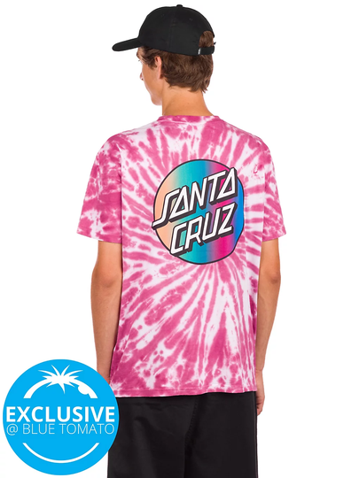 Santa Cruz BT Classic Dot Fade Chest T-Shirt tiedye