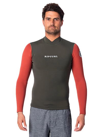Rip Curl Dawn Patrol Revo 1.5 Longsleeve Lycra ruskea