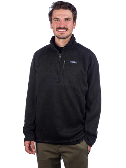Patagonia Better 1/4 Half-Zip Fleeceneule musta