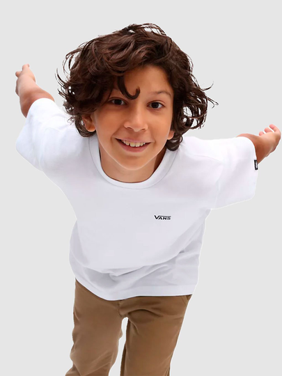 Vans Left Chest Kids T-Paita valkoinen