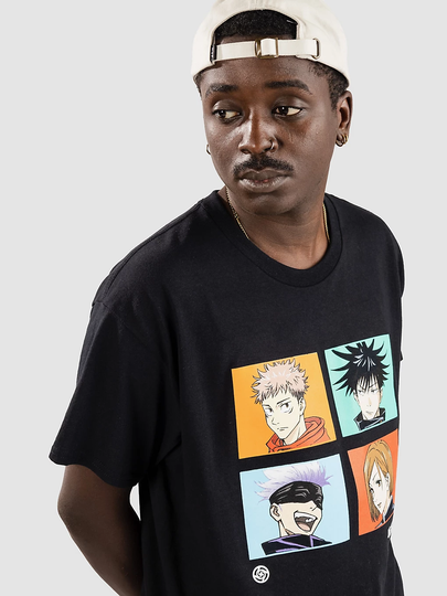 Episode X Jujutsu Kaisen Panels T-Shirt musta