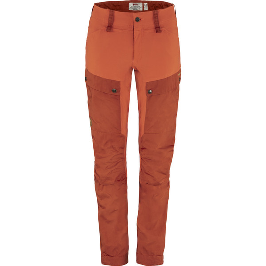 Fjällräven Keb Trousers W Reg - Cabin Red-rowan Red - Naiset - 32