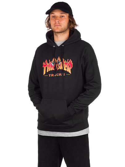 Thrasher Truck 1 Hoodie musta