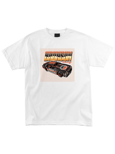 Bronson Ceramics Car T-Shirt valkoinen