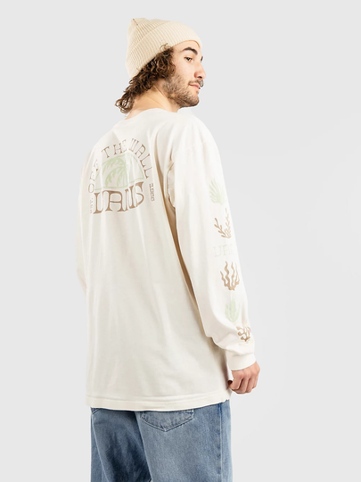 Vans Vintage Reef Long Sleeve T-Shirt valkoinen