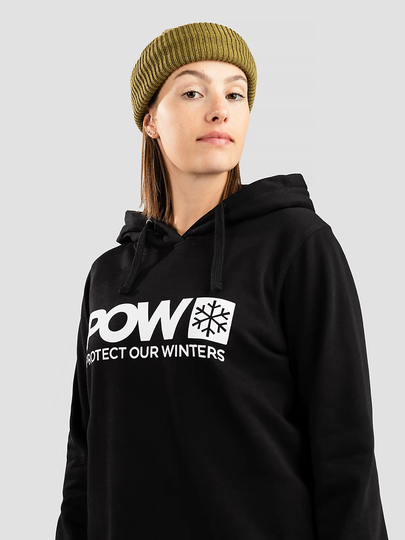POW Protect Our Winters Logo Pullover Hoodie musta
