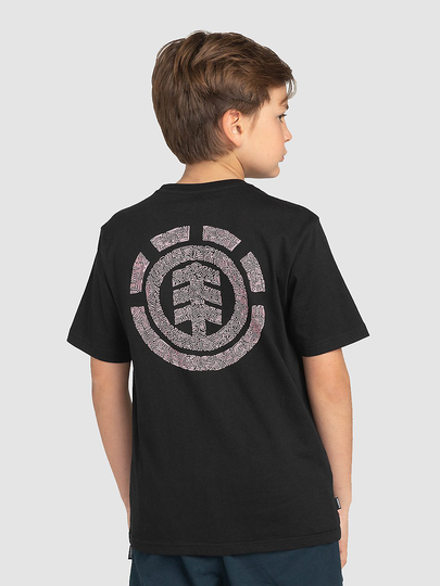 Element Fingerprint T-Shirt musta