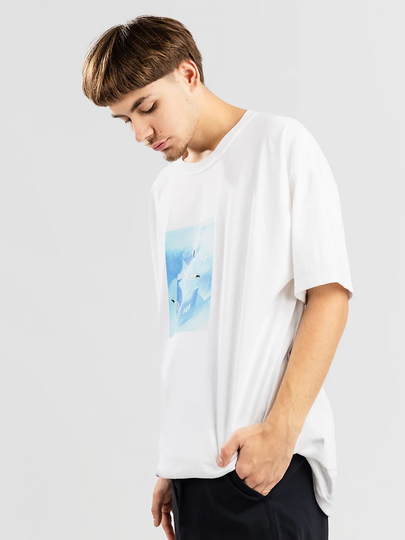 HUF Clouded T-Shirt valkoinen
