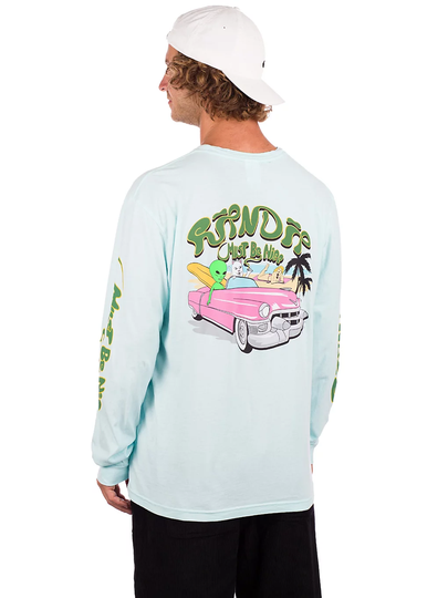 RIPNDIP Nerm Rider Long Sleeve T-Shirt sininen