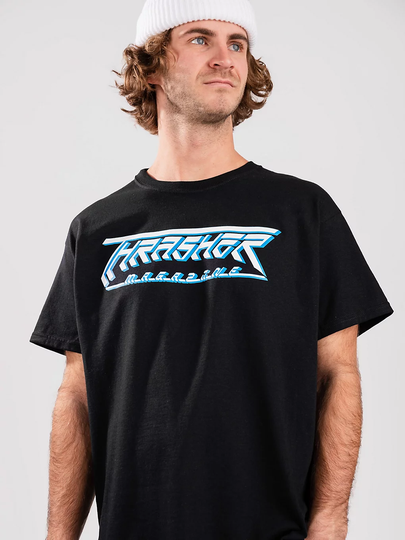 Thrasher Future Logo T-Shirt musta