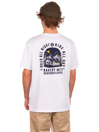 The Bakery Build And Ride Coba T-Shirt valkoinen
