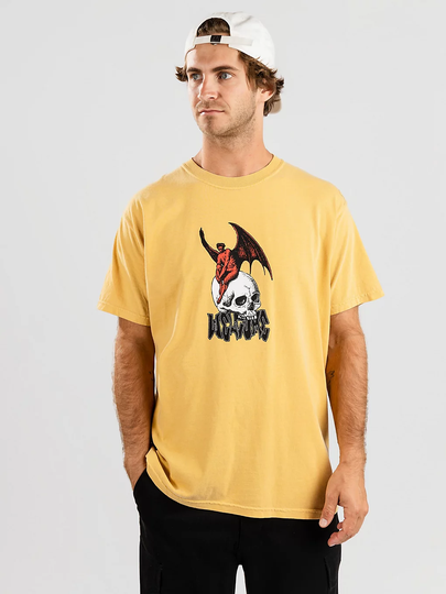 Welcome Nephilim Garment-Dyed T-Shirt keltainen