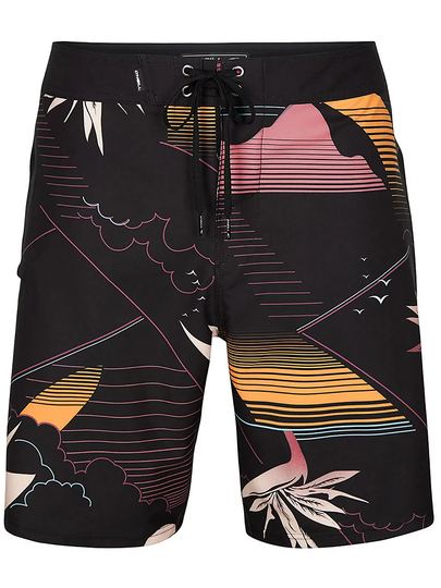 O'Neill Hyperfreak Waka Boardshorts musta