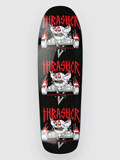 Toy Machine X Thrasher Monster -Gram Shaped 9.5" Skeittilaudan dekki kuviotu