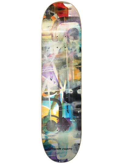 Colours Will Barras Grunge 8.2" Skateboard Deck kuviotu