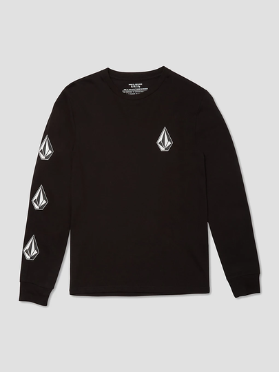 Volcom Iconic Stone Basic Longsleeve T-Shirt musta