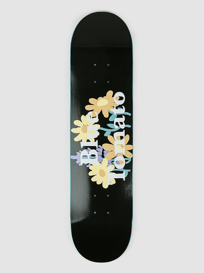 Blue Tomato Garden 8" Skateboard Deck musta