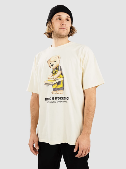 Market Random Workshop Bear T-Shirt valkoinen