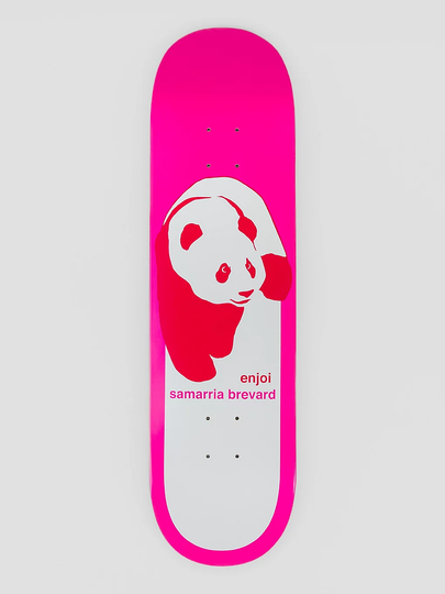 Enjoi Samarria Classic Panda R7 8.5" Skateboard Deck pinkki