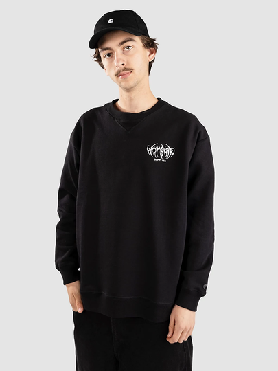 Worship Supplies Diablo Fleece Crew Neulepaita musta