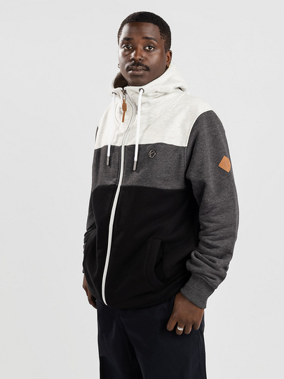 Kazane Aleksi Zip Hoodie kuviotu