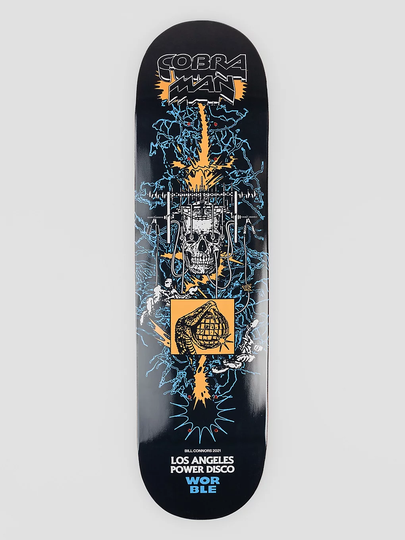 Worble Cobra Man 8.25" Skateboard Deck musta