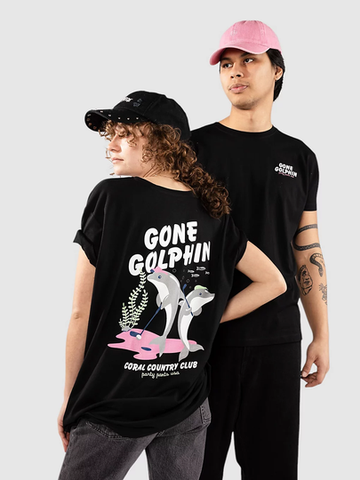 Party Pants Golphin'S T-paita musta