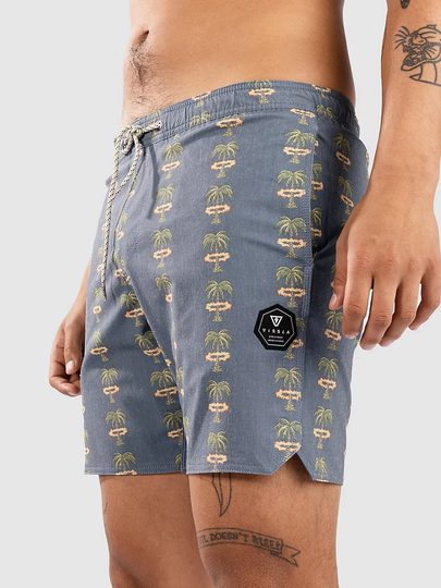 Vissla Atomic Palms 16.5" Ecolastic Surffishortsit sininen
