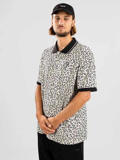 Paterson Animal Print Polo T-Shirt kuviotu