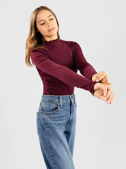 Kazane Sofia Long Sleeve T-Shirt punainen