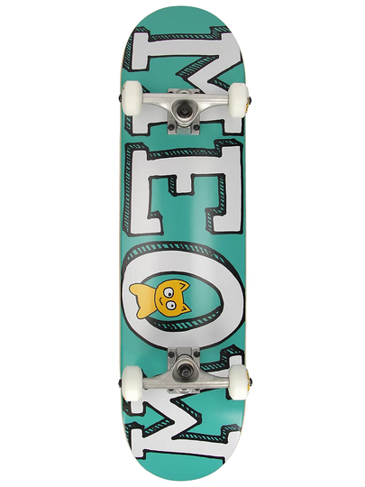 Meow Skateboards Logo 8" Complete sininen