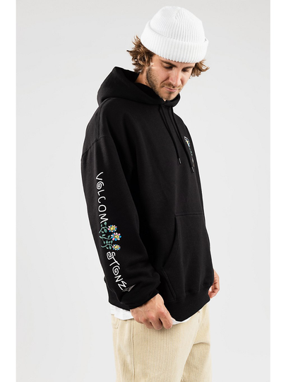 Volcom Surf Vitals Ozzy Wrong Hoodie musta