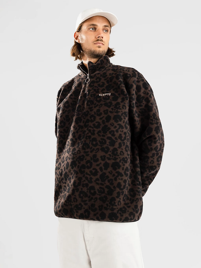 Cleptomanicx Leo Love Sweater ruskea