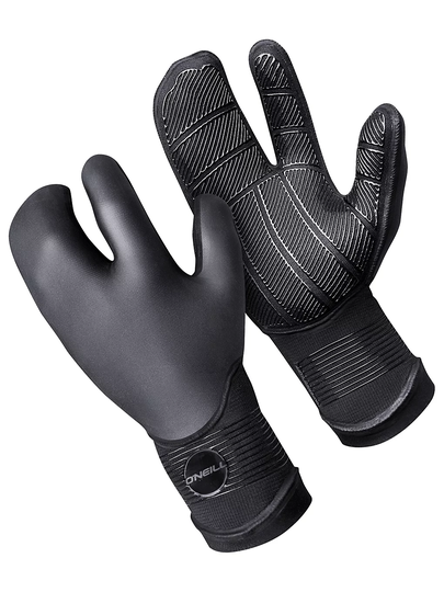O'Neill Psycho Tech 5mm Lobster Neoprene Gloves musta