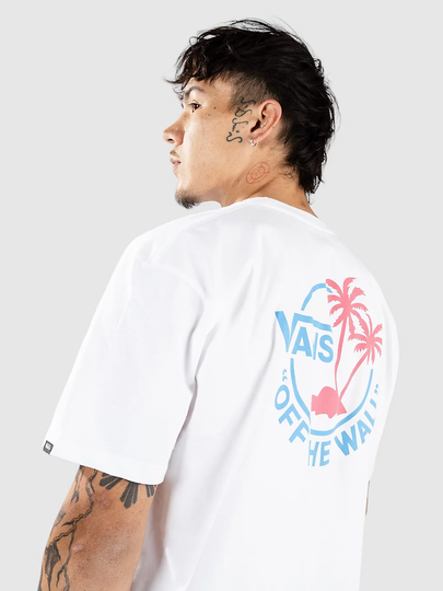 Vans Classic Mini Dual Palm T-paita valkoinen