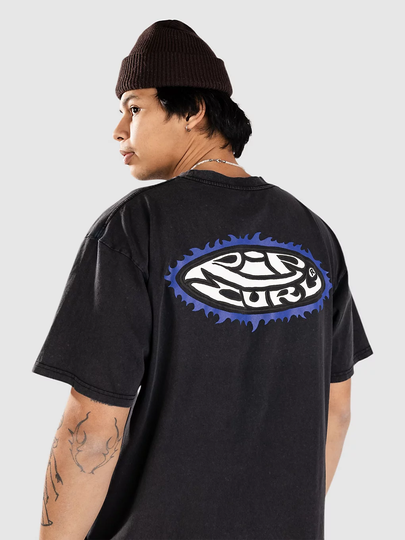 Rip Curl Raw Energy Sloth T-paita musta