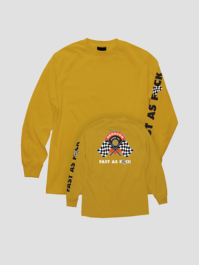 Bronson Fast As Long Sleeve T-Shirt keltainen