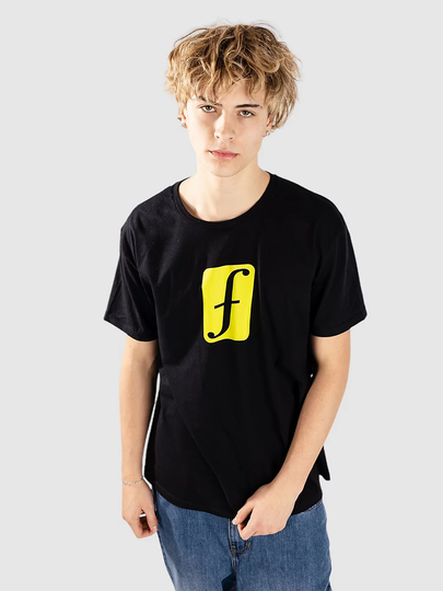 Forum F-Solid T-paita musta