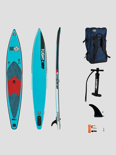 Light The Blue Series Race Youth 12'6 SUP-Lauta kuviotu