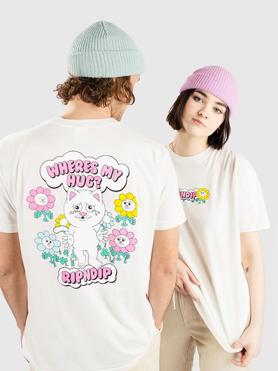 RIPNDIP Where's My Hug T-Shirt valkoinen
