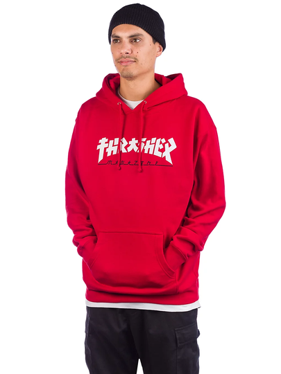 Thrasher Godzilla Hoodie punainen