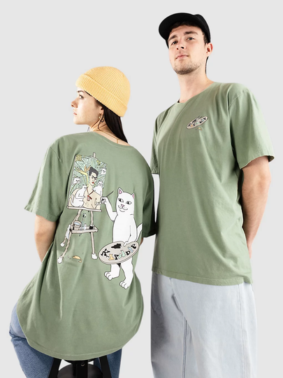 RIPNDIP Art Club T-paita vihreä